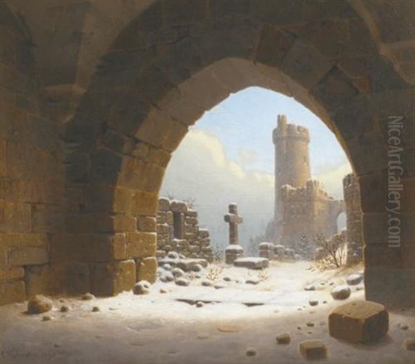 Burgruine (ruins Of A Castle) - view 1