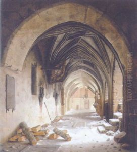 Klosterhalle Im Schnee