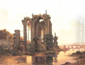 Blick Auf Eine Gotische Kirchenruine