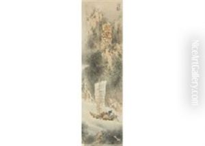 Landscape With Clowd And River by Kansetsu Hashimoto