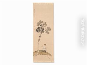 Scholar Under Tree by Kansetsu Hashimoto