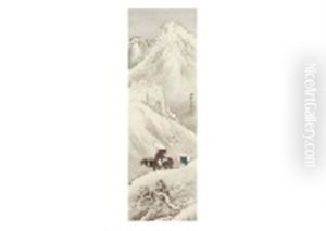 Landscape With Figures by Kansetsu Hashimoto