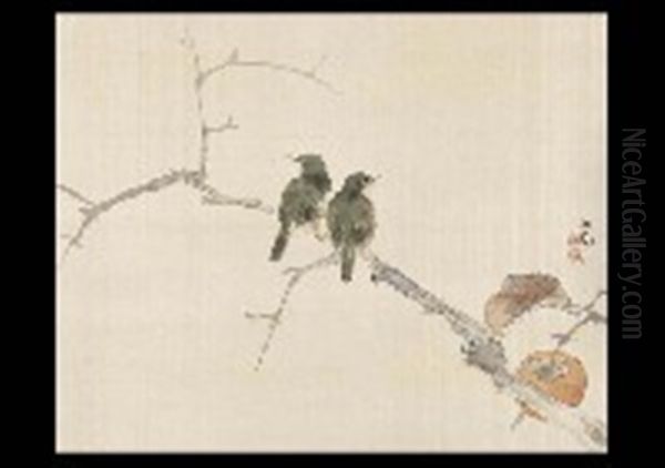 Perssimmon And White-eye - view 1