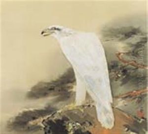 Hawk By The Pine Tree by Kansetsu Hashimoto