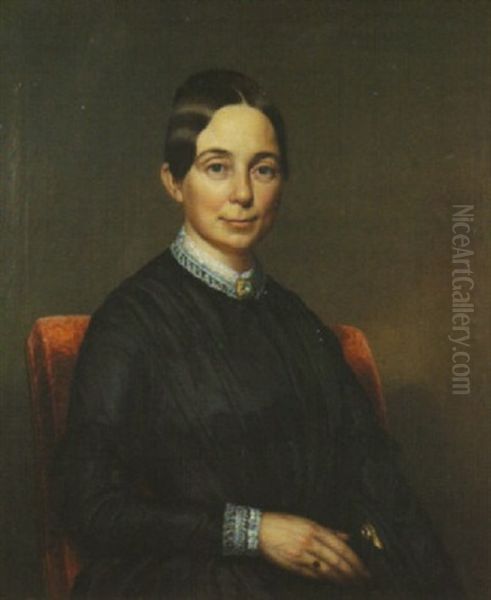 Portrait Of A Lady In Black - view 1