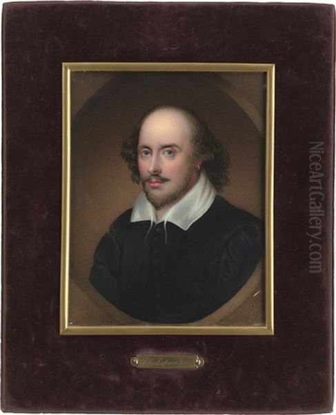 William Shakespeare (1564-1616) In Schwarzem Rock Mit Weisem Kragen - view 1