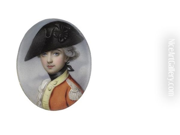 A Pair Of Miniatures Portraying Charles Stanhope, 3rd Earl Of Harrington (1753-1829) And Jane Stanhope Nee Fleming, Countess Of Harrington (1755-1824) (pair) - view 1