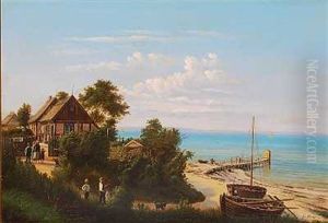 Born Ved Et Fiskerleje by Siegfried Hass