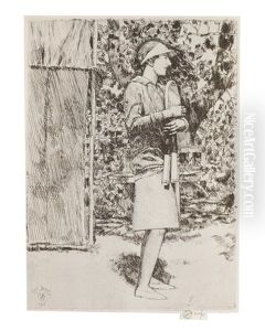 Helen Wills 1929 by Childe Hassam