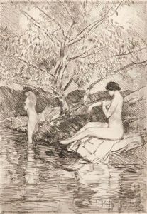 The Linden Tree by Childe Hassam