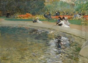 In The Park by Childe Hassam