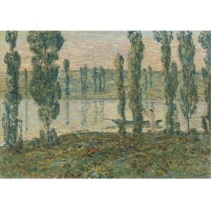 Evening On The River by Childe Hassam