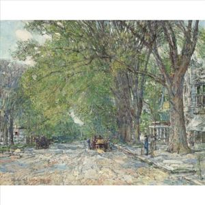 Easthampton Elms In May by Childe Hassam