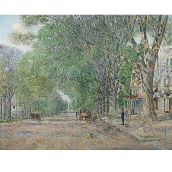 The Easthampton Elms In May - view 1