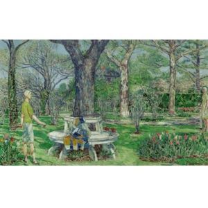 Golf In Early Spring, East Hampton, New York by Childe Hassam