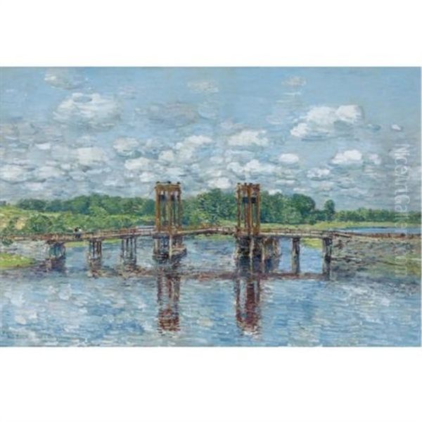 The Toll Bridge, New Hampshire, Near Exeter - view 1
