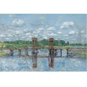 The Toll Bridge, New Hampshire, Near Exeter by Childe Hassam