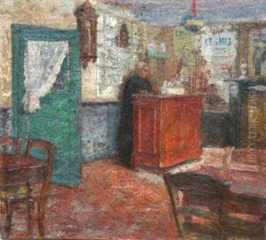 Interieur A Pont Aven by Childe Hassam