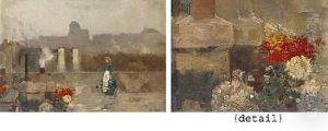 Roodtop Garden, Paris by Childe Hassam