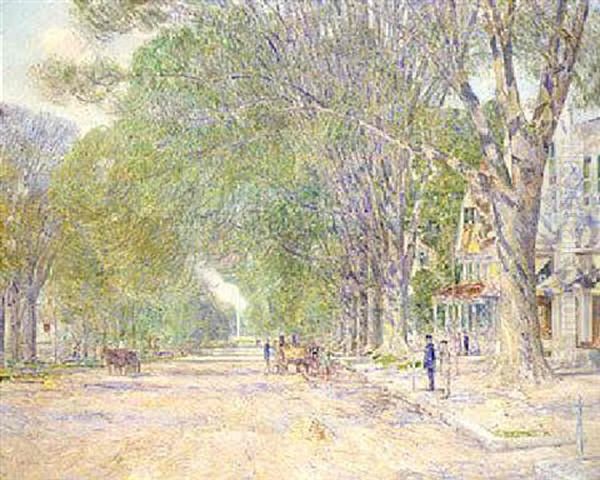 The Easthampton Elms In May - view 1