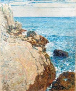 The East Headland, Appledore-isles Of Shoals by Childe Hassam