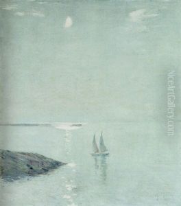Moonlight Off The Isles Of Shoals by Childe Hassam