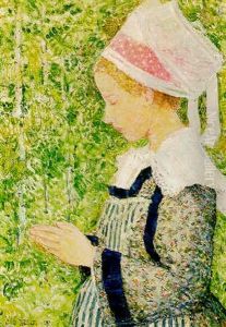 Brittany Peasant At The Pardon by Childe Hassam