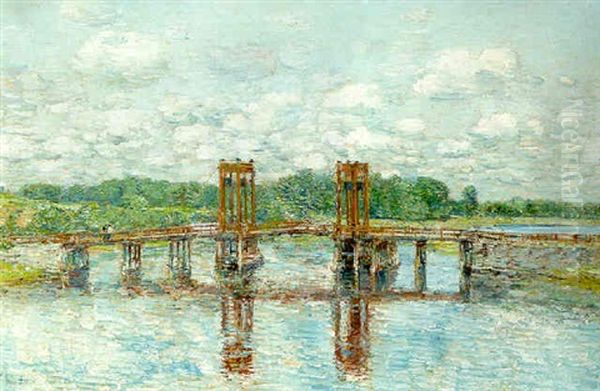 The Toll Bridge, New Hampshire Near Exeter - view 1