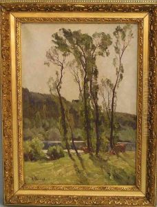 Flusslandschaft by Armand Auguste Balouzet