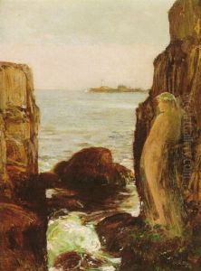 Nymph On A Rocky Ledge Nymph On A Rocky Ledge