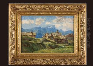 Paysage Montagnes by Armand Auguste Balouzet