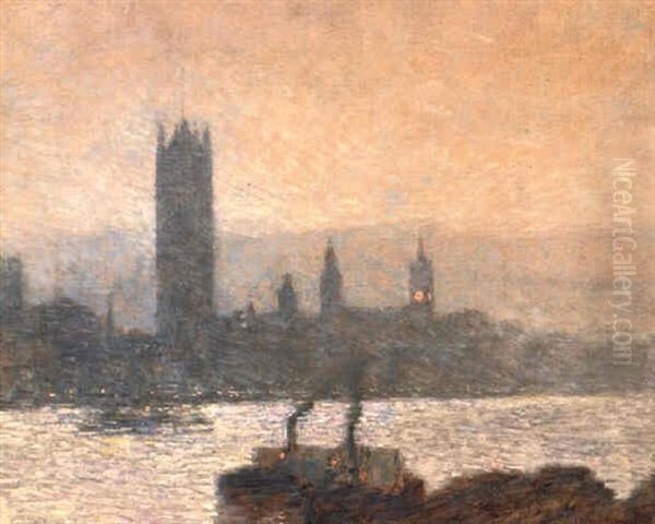 House Of Parliament, Early Evening - view 1