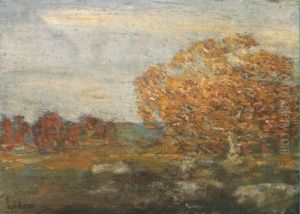 Autumn Landscape by Childe Hassam