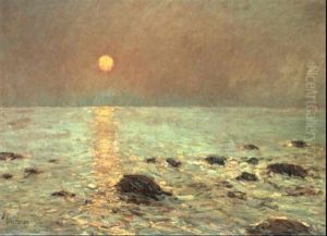 Moonlight On The Isles Of Shoals by Childe Hassam