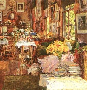 The Room Of Flowers by Childe Hassam