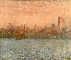 October Haze, Manhattan by Childe Hassam
