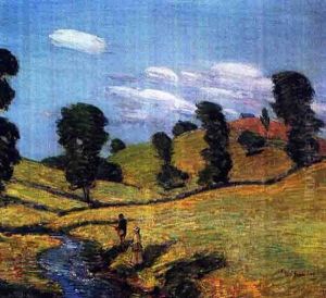 Brook In Branchville, Connec- Ticut by Childe Hassam