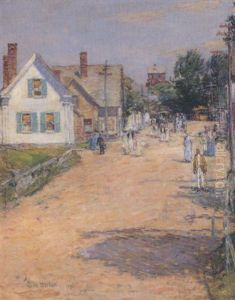 East Gloucester, End Of Trolley Line by Childe Hassam