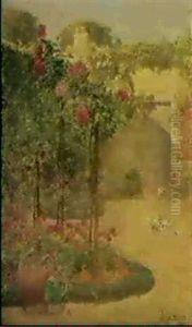 The Rose Gardens by Childe Hassam