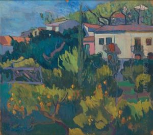 Houses In The Midst Of The Orange Trees