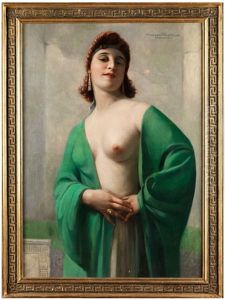 Bildnis Einer Rothaarigen Dame by Hans Hassenteufel