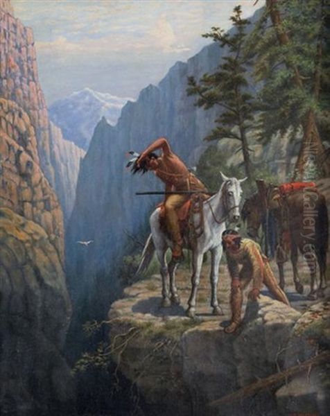 Indians At The Overlook - view 1