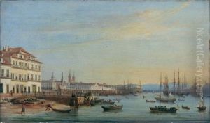 Praia De D Manuel, Rio De Janeiro by Adolphe d' Hastrel