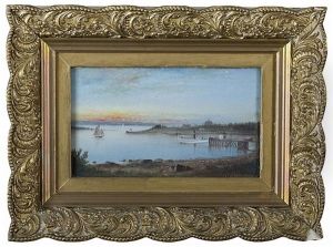Trefethen's Landing, Casco Bay, Maine by George M. Hathaway
