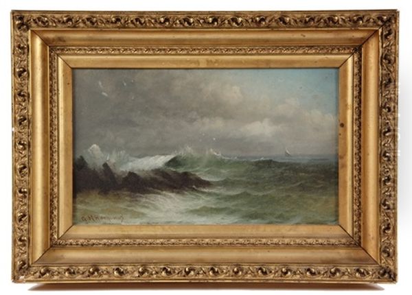 Approaching Storm And Surf - view 1