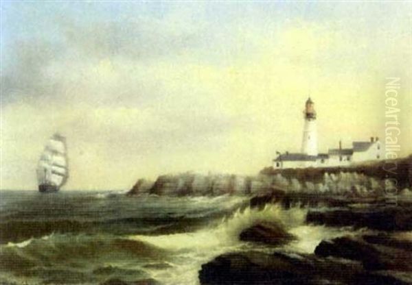 Passing Portland Head Light - view 1