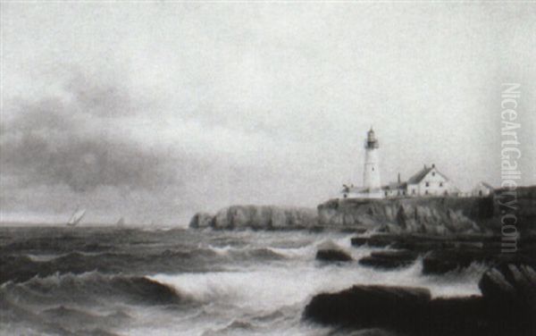 Passing Portland Head Light - view 1