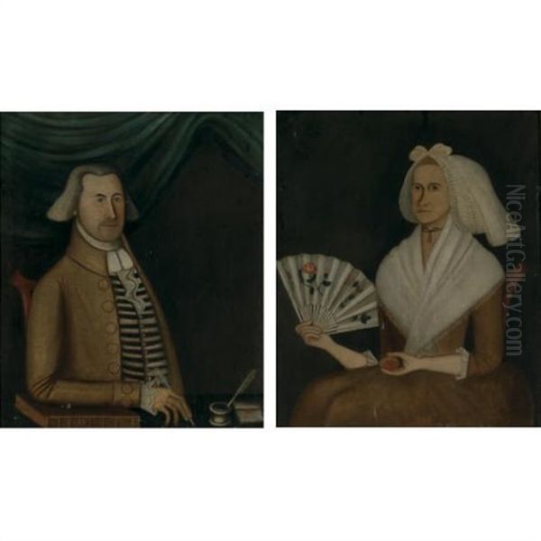 Josiah Dean Iii And His Wife Sarah Dean Of Raynham, Massachusetts (2 Works) - view 1