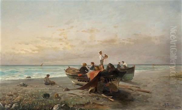 A Peaceful Scene By The Shore - view 1