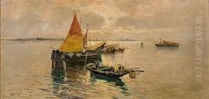 Boats In Calm Waters by Vassilios Hatzis